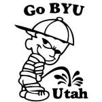 BYU Pee On Utah Sticker