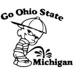 Ohio State Pee On Michigan Sticker