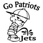 Go Patriots Pee On Jets Sticker