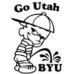 Utah Pee On BYU Sticker