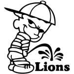 Pee On Lions Sticker