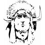Native American Sticker 107