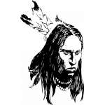 Native American Sticker 114