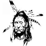 Native American Sticker 115