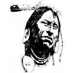 Native American Sticker 117
