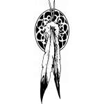 Native American Tribal Feather Sticker 16