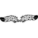 Native American Tribal Feather Sticker 17