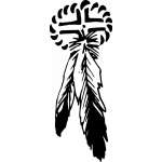 Native American Tribal Feather Sticker 18