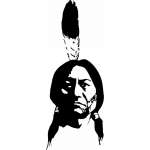 Native American Sticker 58