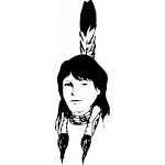 Native American Sticker 76