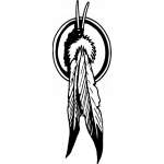 Native American Tribal Feather Sticker 22