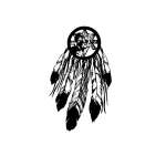 Native American Dreamcatcher Ram Sticker