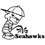 Pee On Seahawks Sticker