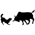 Bull and Cowdog Sticker