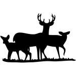 Deer Family Sticker