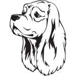 American Cocker Spaniel Dog Sticker