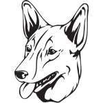 Australian Kelpie Dog Sticker