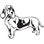 Basset Artesien Normand Dog Sticker