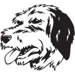 Bosnian Coarse-haired Hound Dog Sticker