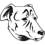 Cretan Hound Dog Sticker