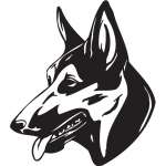 East-European Shepherd Dog Sticker