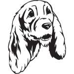 English Cocker Spaniel Dog Sticker
