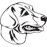 English Foxhound Dog Sticker
