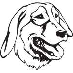 Greek Harehound Dog Sticker