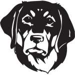 Hungarian Hound Dog Sticker