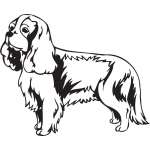 King Charles Spaniel Dog Sticker