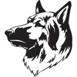 King Shepherd Dog Sticker