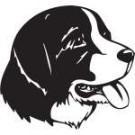 Landseer Dog Sticker