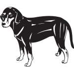 Montenegrin Mountain Hound Dog Sticker