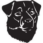 Patterdale Terrier Dog Sticker