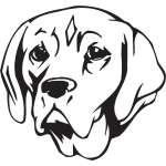 Portuguese Pointer Dog Sticker