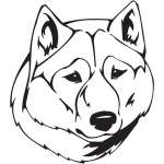 Sakhalin Husky Dog Sticker