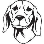 Serbian Hound Dog Sticker