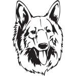 Shiloh Shepherd Dog Sticker