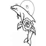 Dolphin Sticker 122
