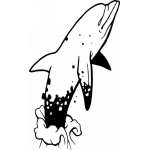Dolphin Sticker 285