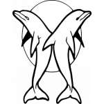 Dolphin Sticker 292
