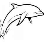 Dolphin Sticker 353