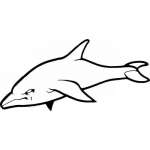 Dolphin Sticker 355
