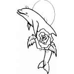 Dolphin Sticker 436