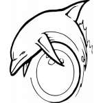 Dolphin Sticker 459