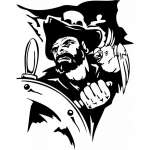 Pirate Sticker 39