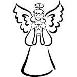 Angel Sticker 1125