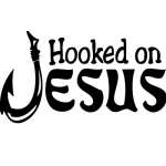 Hooked On Jesus Sticker