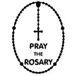 Pray The Rosary Sticker