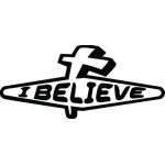 Believe Sticker 2012